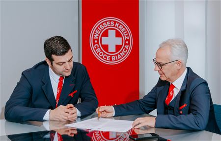 Präsident Alexander Schmid und Direktor Ivo Bonamico
