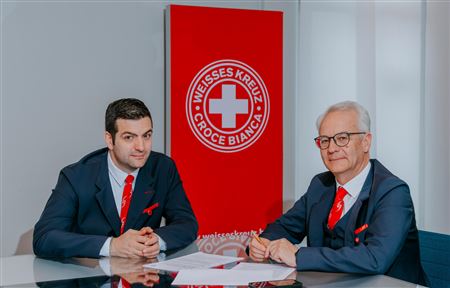 Präsident Alexander Schmid und Direktor Ivo Bonamico