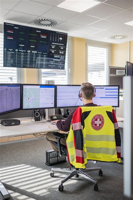 Einsatzzentrale des Weißen Kreuzes